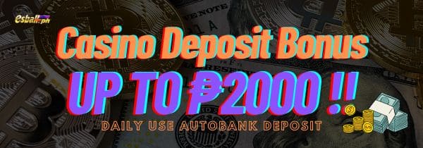 Daily Casino Deposit Bonus up to ?2000, Use AutoBank Deposit