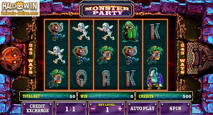 Halloween Monsters Party Slot Game Libreng Spin 10x Bonus