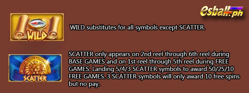 KA Alexander the Great Slot Special Symbols