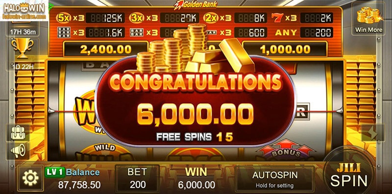 Paano Maglaro sa JILI Golden Bank Slot Machine Games