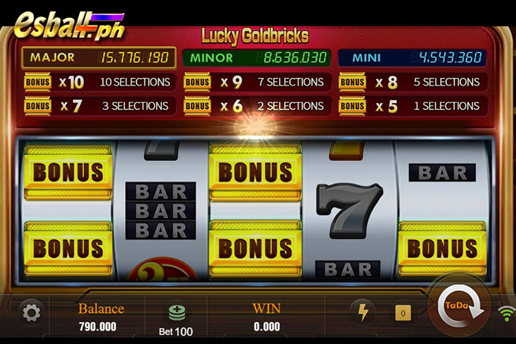 Paano Kumuha ng Lucky GoldBricks Slot Games?