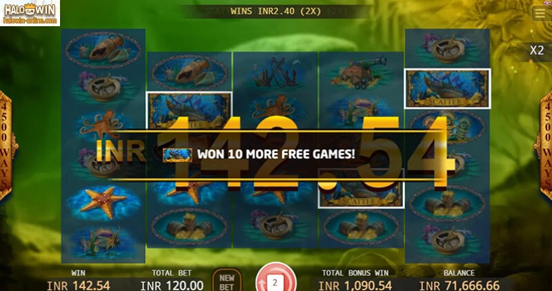 KA Poseidon's Treasure Slot Machine, Temang Mythology na Slots