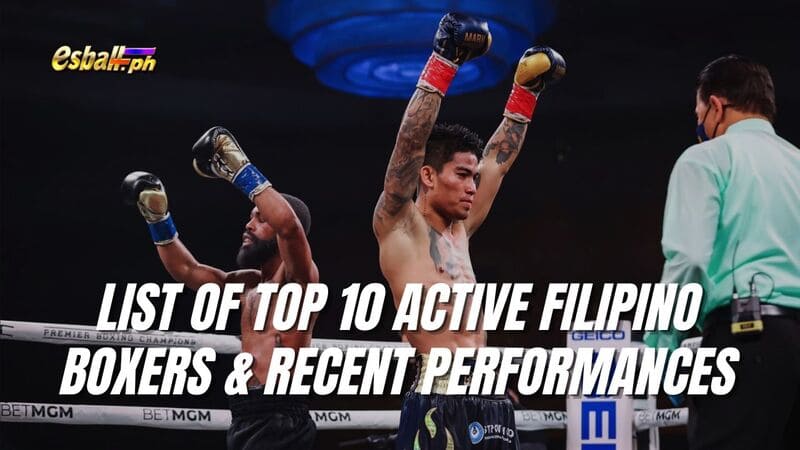 Listahan ng Top 10 Active Filipino Boxers & Recent Performances