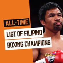 All-Time List ng Filipino Boxing Champ...