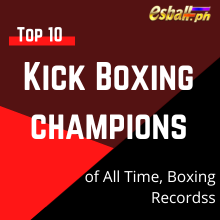 Nangungunang 10 kampeon sa Kick Boxing...