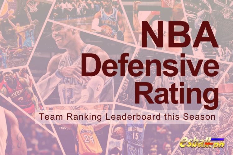 NBA Defensive Rating Team Ranking Leaderboard ngayong Season