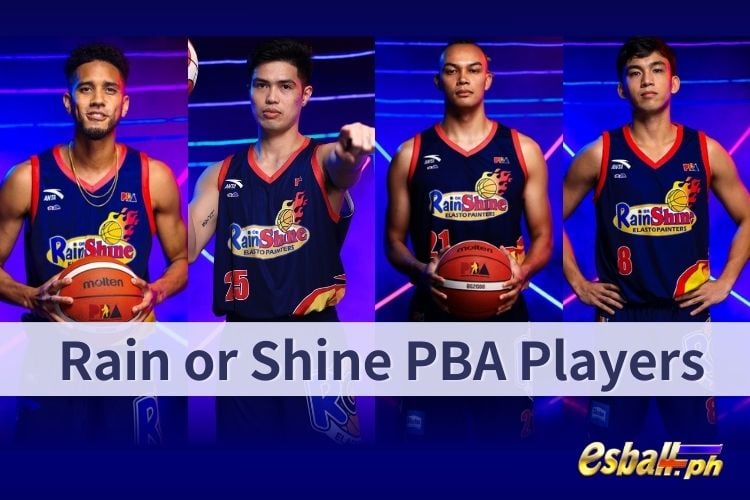 List of Current Rain or Shine PBA Players 2023-2024